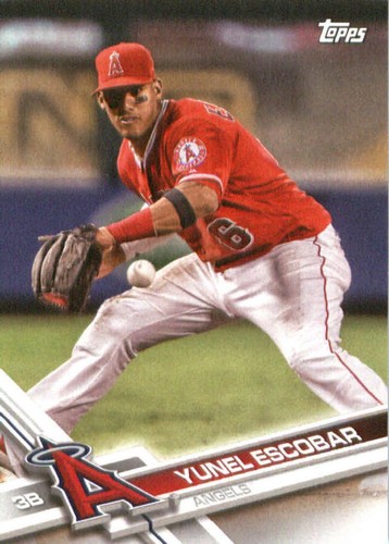 2017 Topps Los Angeles Angels - Yunel Escobar #ANG-8