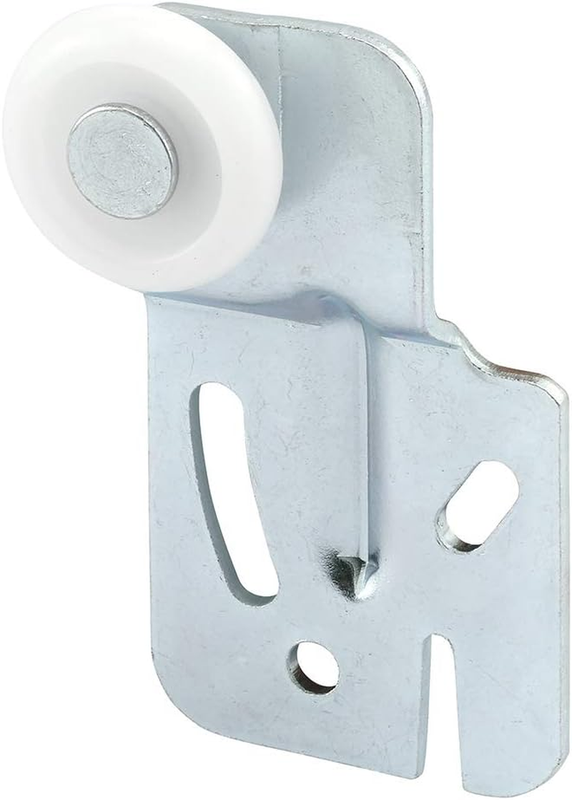 16216-F Closet Door Roller, Front, 1/4 Inch Offset, 7/8 Inch