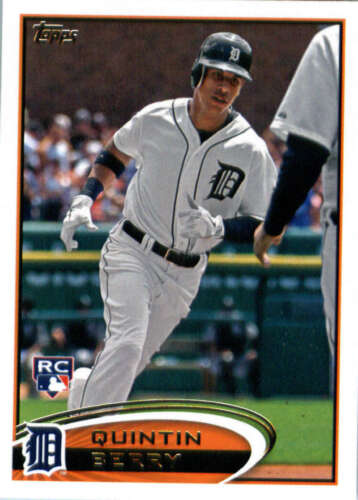 2012 Topps Update #US229 Quintin Berry Tigers NM-MT (RC - Rookie Card) . rookie card picture
