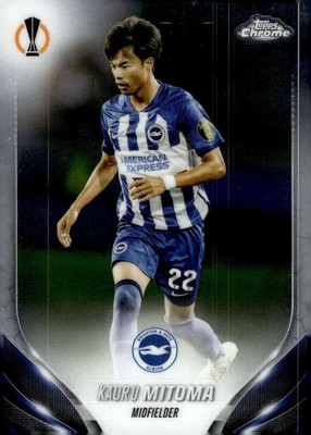 KAORU MITOMA 2023-24 Topps Chrome UEFA Club Competitions Base #169 Soc ID:109833