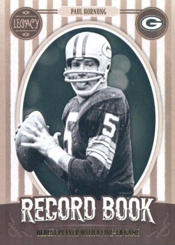 2019 Panini Legacy Record Book #23 Paul Hornung Packers NM-MT