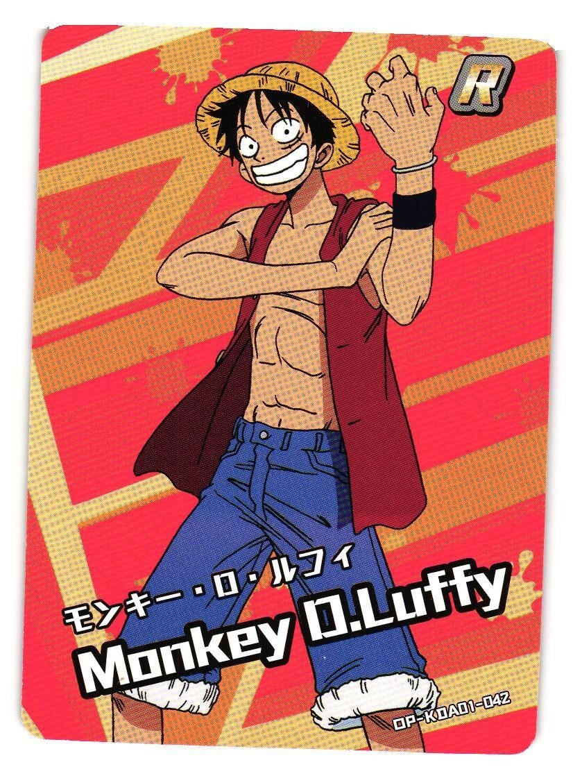 ONE PIECE - ルフィ ONE PIECE CARD GAME MONKEY.D.LUFFY (BLUE) P-047 P LEADER