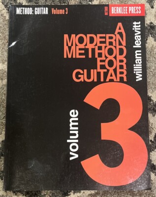 A Modern Method For Guitar - Volume 3, Book