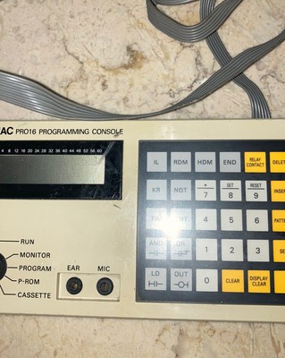 OMRON SYSMAC PRO16 PROGRAMMING CONSOLE 3G2A3-PRO16