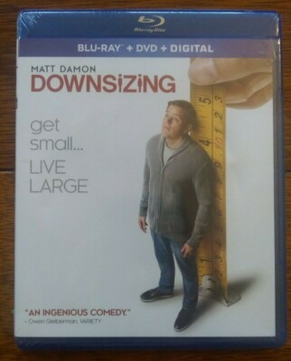 New sealed Downsizing blu-ray + Dvd + Digital