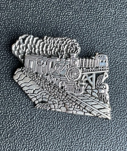 極美品  91 Brooch 925 Vintage Vintage Taxco TM-90 MEX 925 Solid Sterling Silver Train
