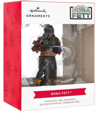 2022 Hallmark Disney Star Wars Boba Fett Christmas Tree Ornament NIB