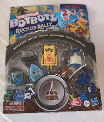 Transformers BotBots Series 6 Custodial Crew Ruckus Rally Netflix 8 Pack Set 1