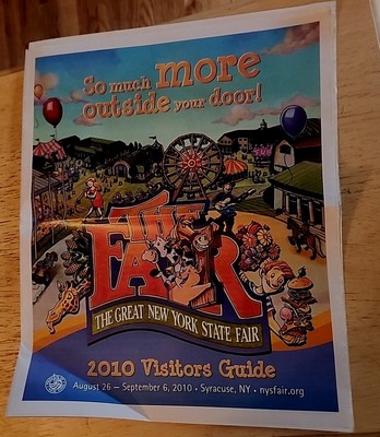 Vintage The Great New York State Fair 2010 Visitors Guide Syracuse 