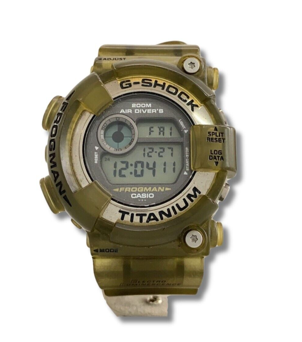 ク*ん様 CASIO G-SHOCK Frogman メンインスモーク Casio G-Shock Frogman Men In Smoke Dw-8200Ms-8T Watch From