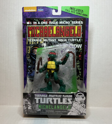 Michelangelo TMNT Comic Book Figure Playmates Nickelodeon IDW Viacom 2014