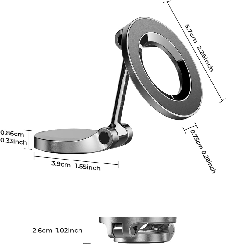for MagSafe Car Mount, [24 Strong Magnet] 360° Rotation Magnetic Phone Holder fo
