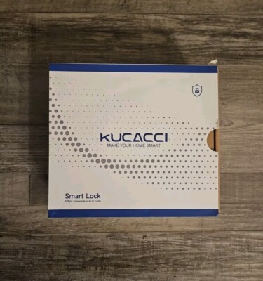 Kucacci Smart Door Lock with Handle: Keyless Entry Door Lock Fingerprint Keypad