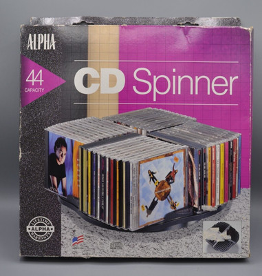 Alpha 44 CD Spinner Stackable Brand New Ps1 Dreamcast Pc Storage