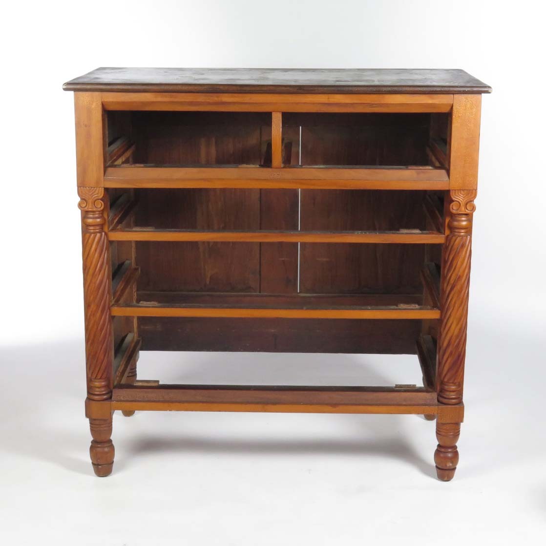 Antique chest of drawers maple mahogany dresser American