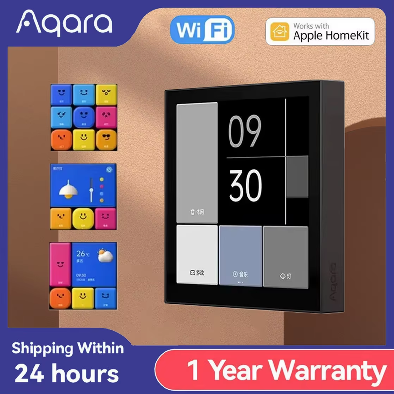 Smart Magic Switch S1E WiFi Touch Control 4" Full LED Timer Calendar Power Stati