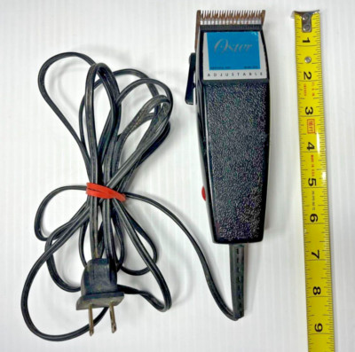 Vintage Oster Adjustable Hair Clippers Model 606-01E - Tested Works