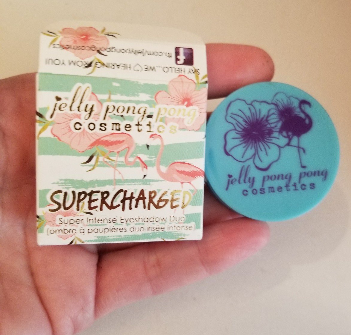 Jelly Pong Pong Cosmetics Supercharged Eyeshadow Brush Meech and Mia Flesh Bag