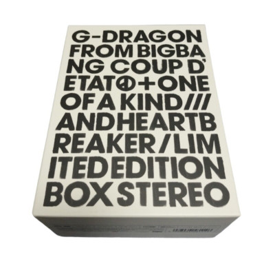 G-DRAGON COUP D'ETAT+ONE OF A KIND&HEARTBREAKER 2CD+DVD Limited Edition BIGBANG