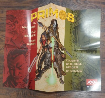 Primos 24'' x 18'' DOUBLE sided poster - Mike Deodato Jr art - AWA Upshot - 2021