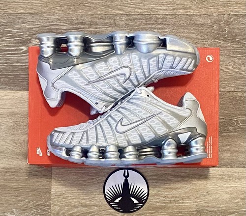 靴 NIKE W SHOX TL PURE PLATINUM/CHROME NEW Nike Shox TL 'Pure Platinum/Chrome' | Women Sizes 5 - 12