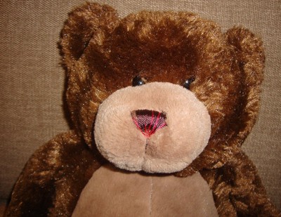 Ganz Brown Chocolate Fondue Teddy Plush Stuffed Animal Beans 15