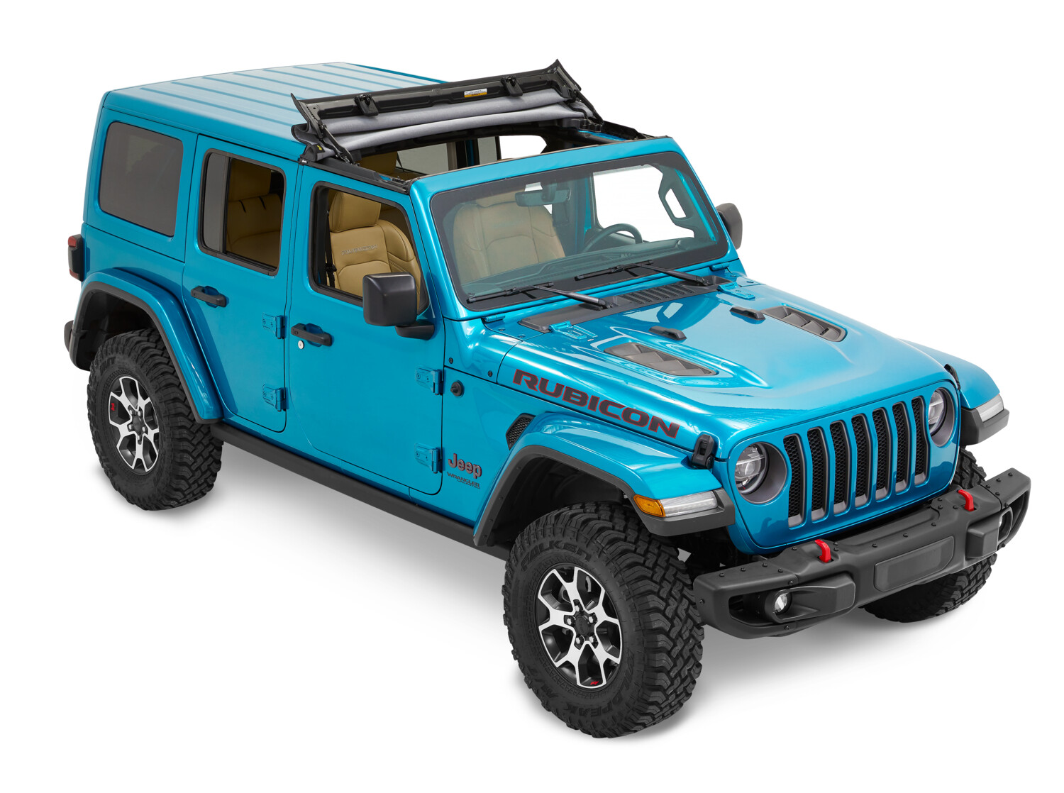 Bestop Sunrider Jeep JLラングラー Bestop Sunrider Black Diamond Soft Top | For 18-26 Jeep Wrangler