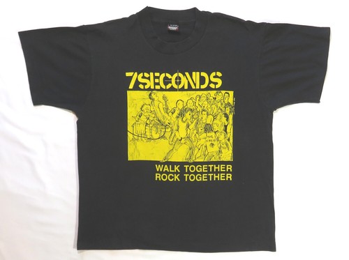 7 Seconds Vintage T Shirt 1980's Walk Together Hardcore Punk