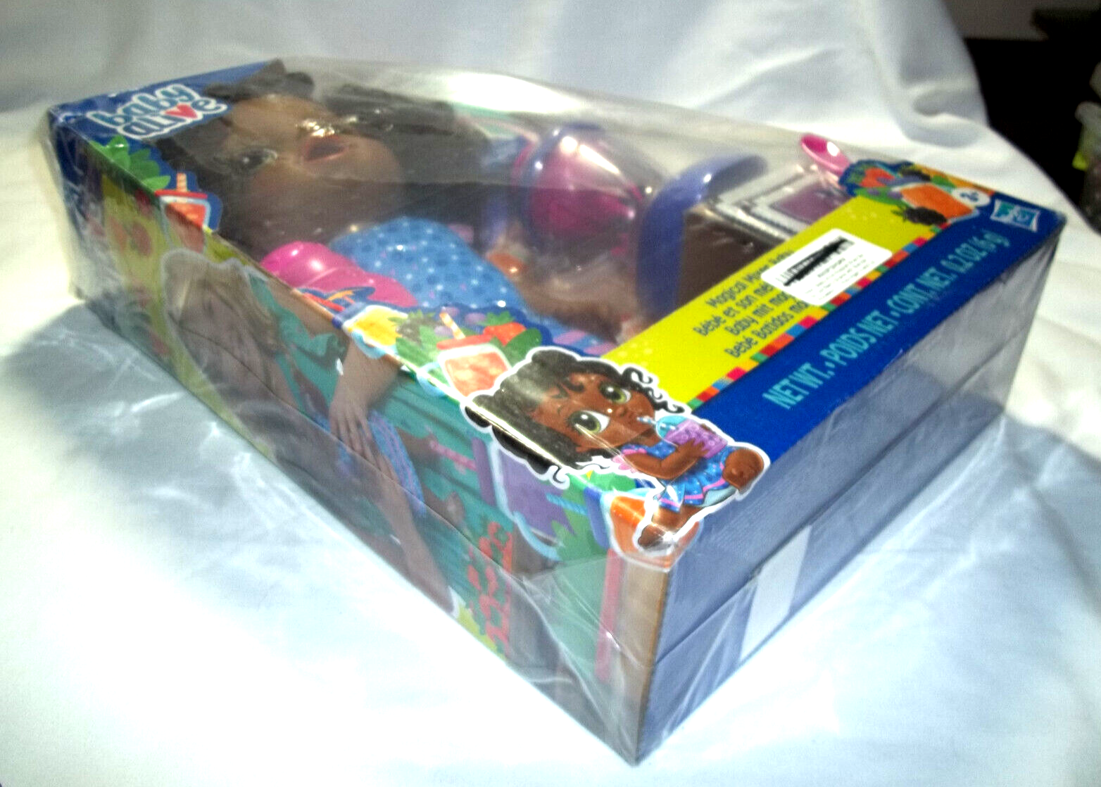 Baby Alive Magical Mixer Baby with Blender & Accessories-Dark Hair & Skin-New