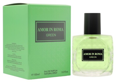 Amor In Roma Green by Royal Fragrance 3.3 Fl oz EDP Spray for Women