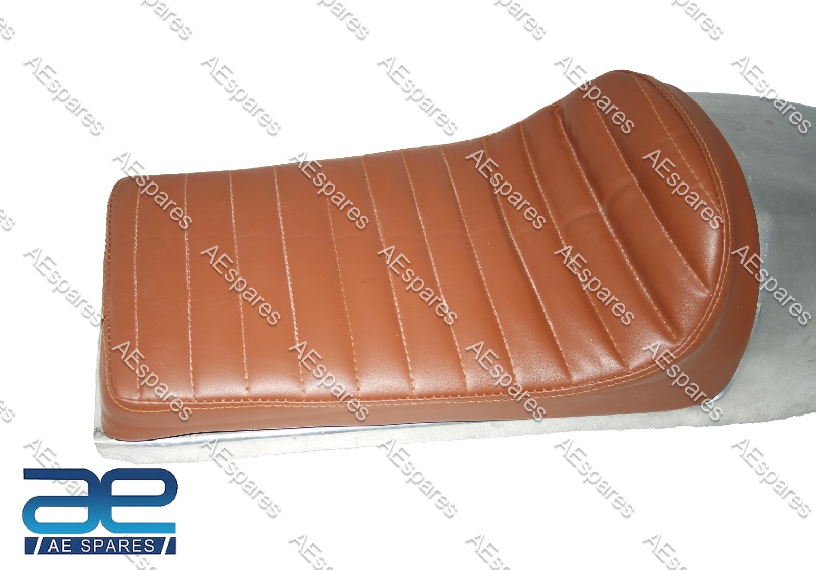 Benelli Mojave Seat Tan Brown Leatherette Aluminium Cafe Racer 260 360  
