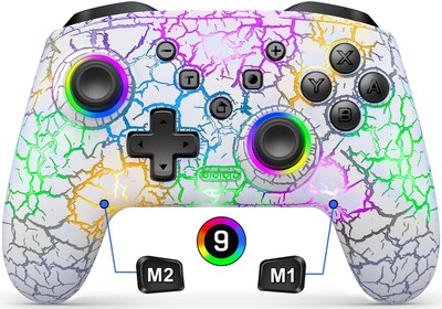 Switch Controller, Gammeefy Wireless Switch Pro Controller for Nintendo Switc...