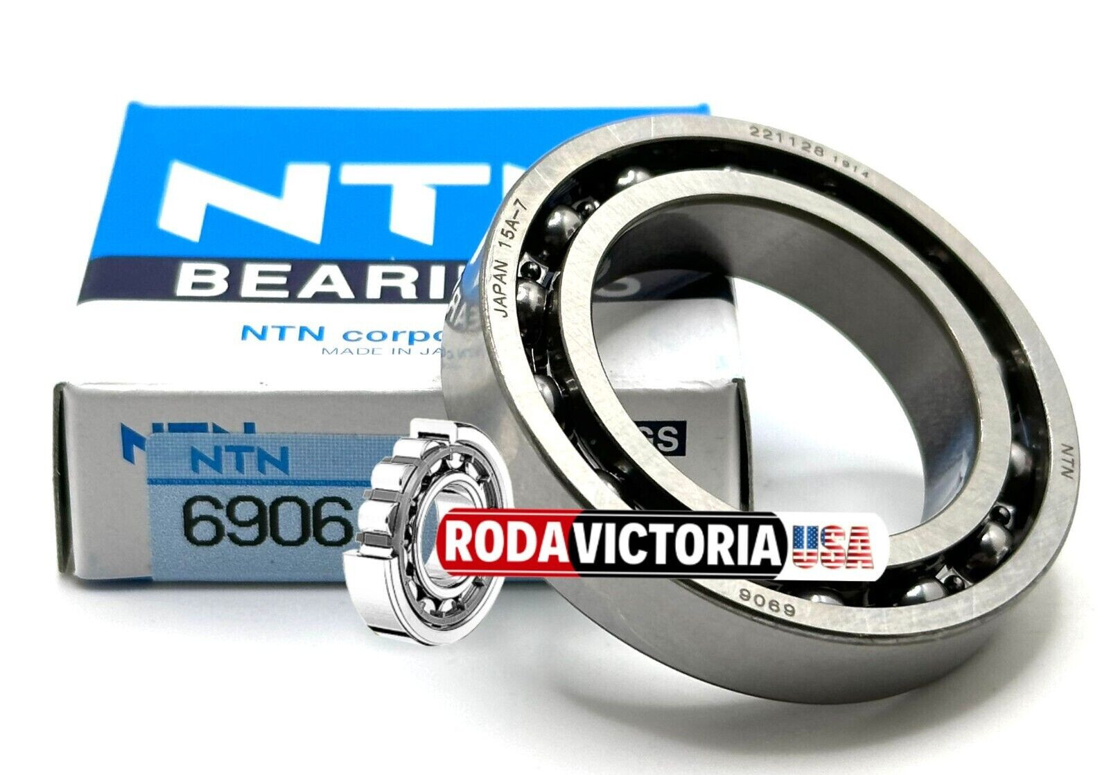 NTN JAPAN 6906 DEEP GROOVE BALL BEARING, OPEN, NO SEALS