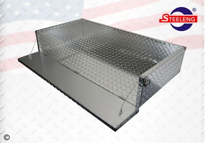 All Aluminum Diamond Plate Utility Cargo Box for YAMAHA Golf Cart G29 (DRIVE) 