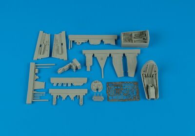 Aires 4359 1:48 He 162A Cockpit Set and Wheel Bay for Tamiya Kit