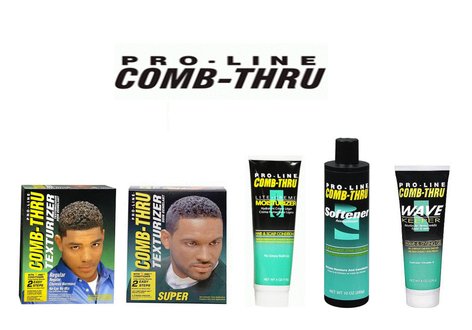 Pro Line Comb Thru Softener/Wave Keeper/Lite Creme & Texturizer