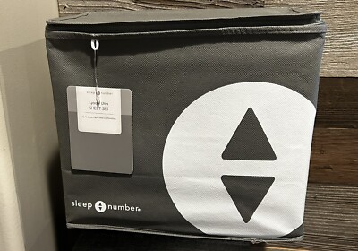 Brand New Sleep Number Lyocell Set FlexTop King Cloud Gray 424834
