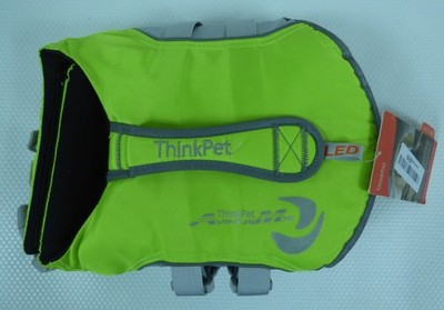 ThinkPet Dog Life Jacket Small LED Hi-Vis Buoyancy Vest AdventureMore