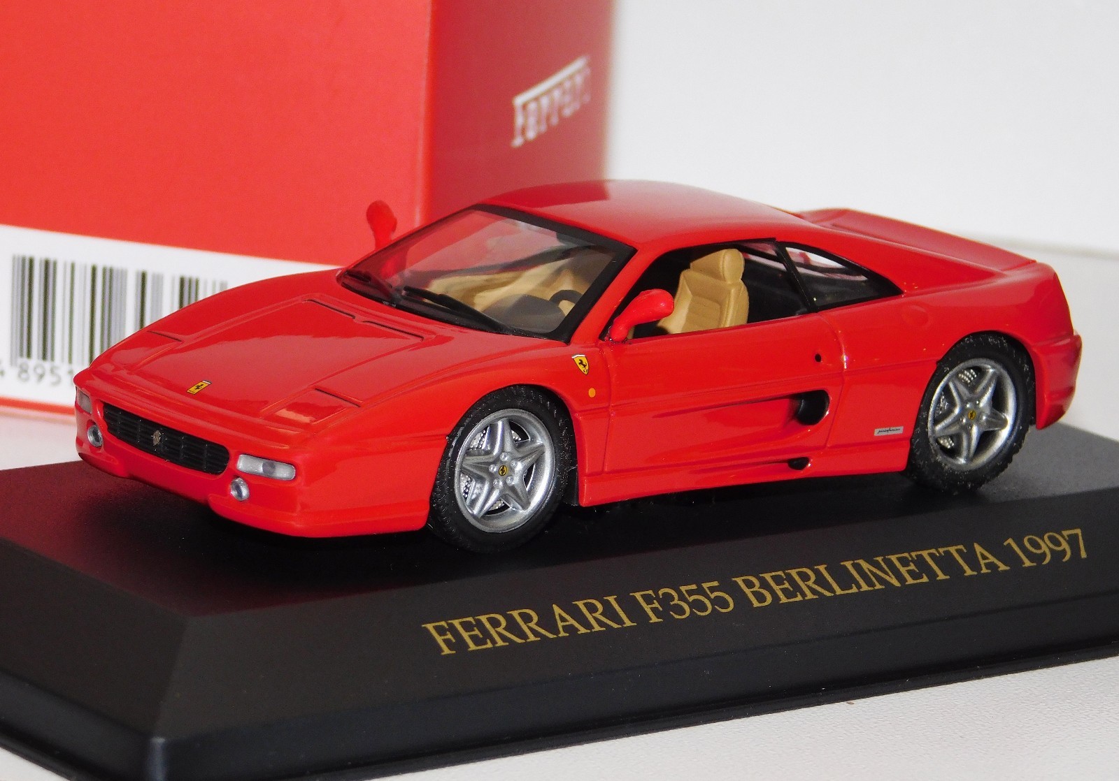FERRARI F355 BERLINETTA 1997 RED FERRARI COLLECTION IXO