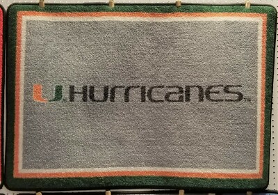 Miami Hurricanes Spirit Rug 3'10'' x 2'8''  Officially Licensed NCAA