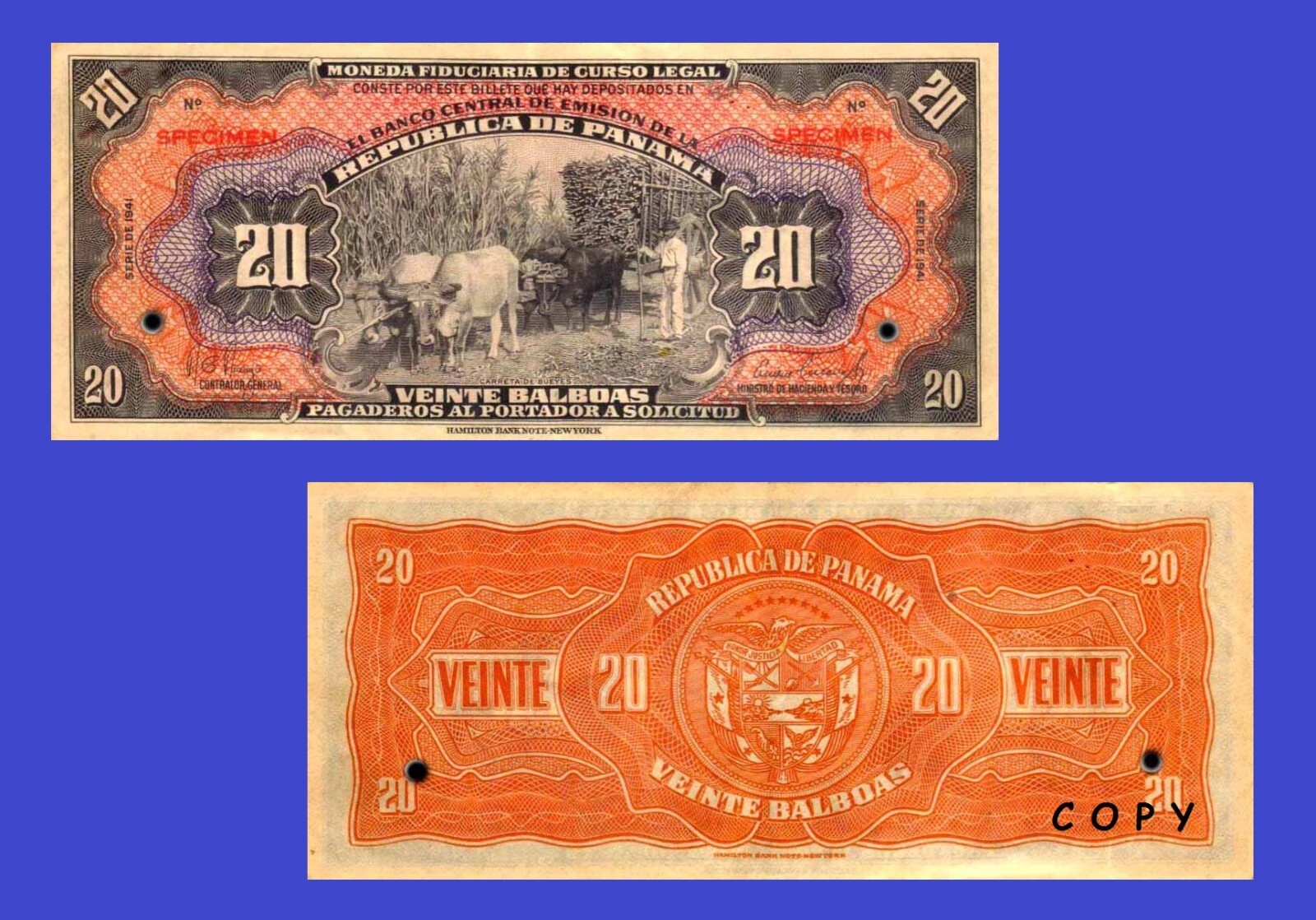 パナマ 20バルボア銀貨 PANAMA 20 BALBOAS PANAMA 20 BALBOA