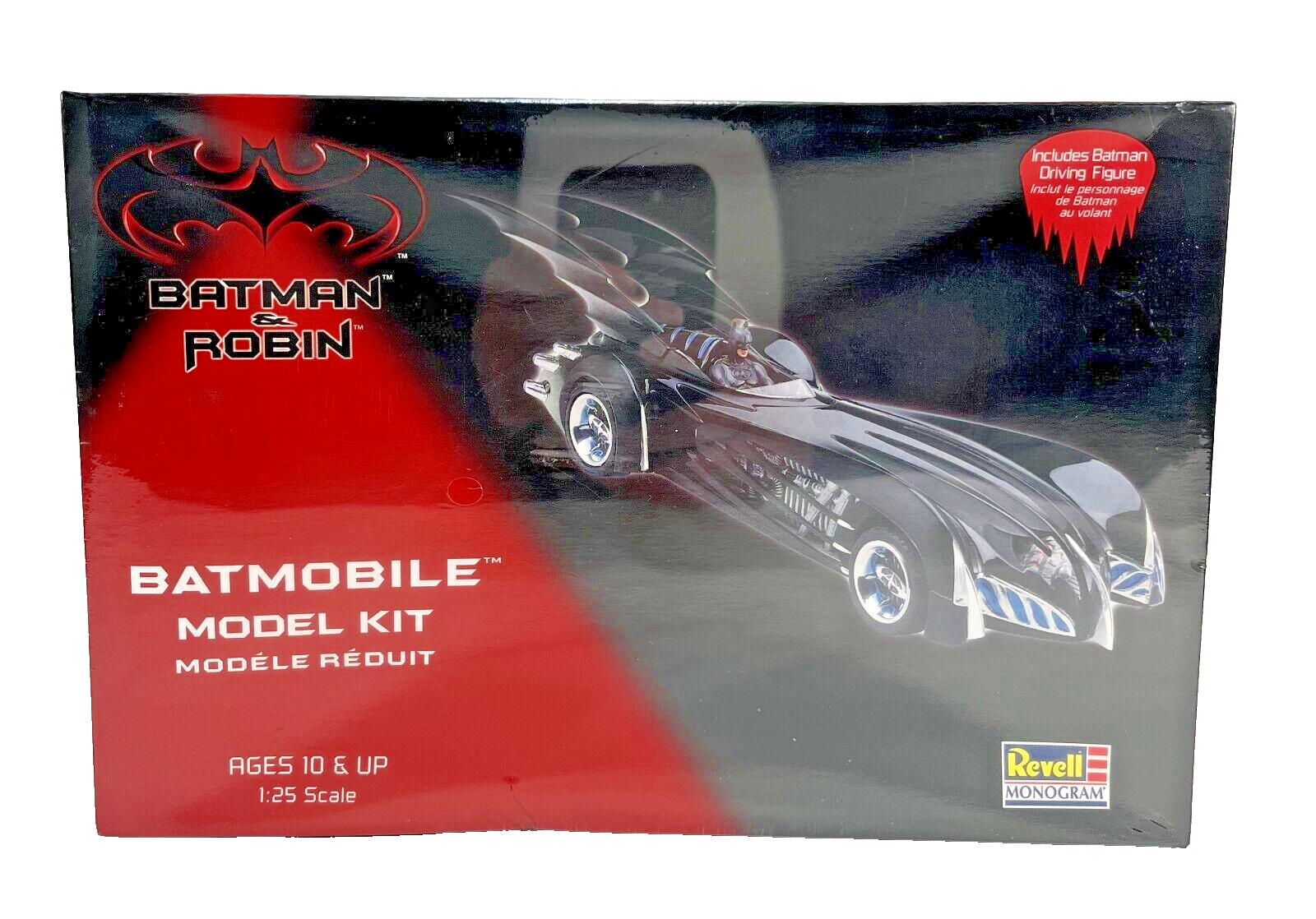 Revell Batman & Robin Batmobile Plastic Model Kit 1/25 #85-6724