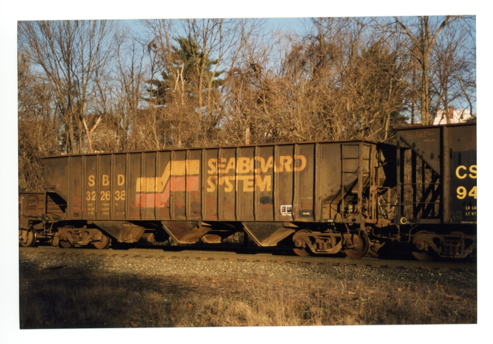 Seaboard System Hopper #322638 ORIGINAL 4 x 6 Color Photo