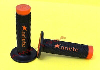 MANOPOLE ARIETE RACING OFF-ROAD GRIPS  ARANCIO - NERO  02643-ARN