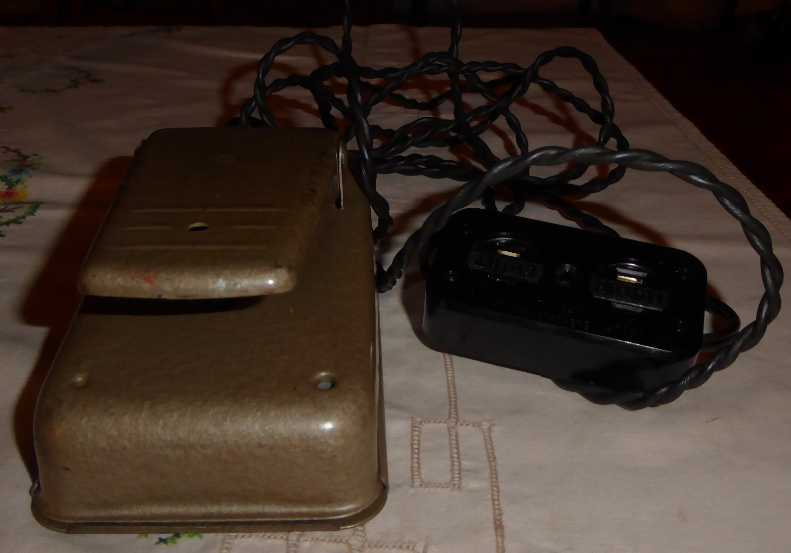 Vintage Sewing Machine Foot Pedal Switch