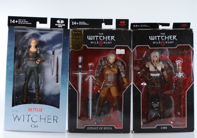 McFarlane Toys The Witcher 3 Wild Hunt Geralt of Rivia Ciri + Ciri SEASON 2 NEW
