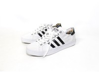 adidas court vantage black and white