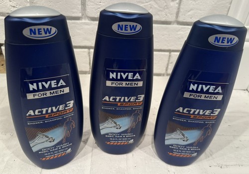 - 3 X 16.9 Fl. Oz. Shower, Shampoo, Shave