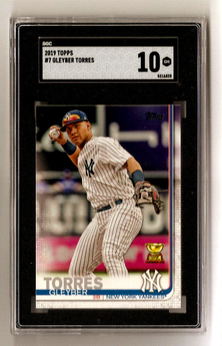Gleyber Torres 2019 Topps #7 SGC 10 Gem Mint New York