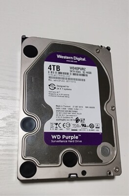 Western Digital WD Purple 4TB HDD SATA lll Surveillance Hard Disk Drive WD40PURZ